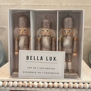 Bella Lux Christmas Nutcracker Ornaments